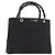 GUCCI Bamboo Canvas Tote Bag Schwarz Silber 002 1016 Auth 187874