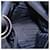 Borsa Tote PRADA Nylon Nero Oro Auth 189679 D'oro - vista 24