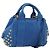 Borsa MCM in pelle 2way Blu Oro Auth 189551A D'oro