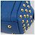 Borsa MCM in pelle 2way Blu Oro Auth 189551A D'oro - vista 14
