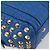 Borsa MCM in pelle 2way Blu Oro Auth 189551A D'oro - vista 15
