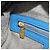 Borsa MCM in pelle 2way Blu Oro Auth 189551A D'oro - vista 21
