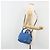 Borsa MCM in pelle 2way Blu Oro Auth 189551A D'oro - vista 23