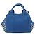 Borsa MCM in pelle 2way Blu Oro Auth 189551A D'oro - vista 3