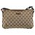 Borsa a tracolla GUCCI GG Canvas Web Sherry Line Beige Argento 189749 Auth mr2613 - vista 2