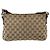 Borsa a tracolla GUCCI GG Canvas Web Sherry Line Beige Argento 189749 Auth mr2613 - vista 3