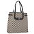 Borsa Tote GUCCI GG Supreme in PVC Blu Navy Oro 39 02 061 Auth 187860