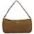 PRADA Accessory Pouch Nylon Brown Silver Auth 189617 Silvery - view 2