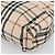 Borsa BURBERRY Nova Check in tela Beige Gold Auth 189967 D'oro - vista 12