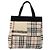 Borsa BURBERRY Nova Check in tela Beige Gold Auth 189967 D'oro - vista 2