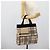 Borsa BURBERRY Nova Check in tela Beige Gold Auth 189967 D'oro - vista 20