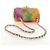 CHANEL Mini Matelasse 17 Chain Bag Sequin Multicolor Gold CC Auth 189074SM Multicolore D'oro - vista 7