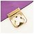 Chloé Borsa Chloe Elsie in Pelle 2way Viola Oro Auth am12030V D'oro Porpora - vista 19