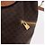 Céline Zaino CELINE Macadam Canvas PVC Pelle Marrone Oro Auth 188472V D'oro - vista 18