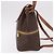 Céline Zaino CELINE Macadam Canvas PVC Pelle Marrone Oro Auth 188472V D'oro - vista 4