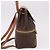 Céline Zaino CELINE Macadam Canvas PVC Pelle Marrone Oro Auth 188472V D'oro - vista 5