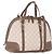 Bolso GUCCI GG Supreme en PVC 2way Beige Oro 309617 Auth 190275 Dorado