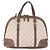 Bolso GUCCI GG Supreme en PVC 2way Beige Oro 309617 Auth 190275 Dorado - vista 2