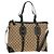 GUCCI GG Canvas Tote Bag 2way Beige Gold 296875 Auth 187995V