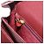 Borsa a Spalla CARTIER in Pelle Bordeaux Oro Auth 187826 D'oro Bordò - vista 21