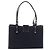 FENDI Mamma Baguette Tote Bag Canvas Navy Silver Auth BA13682V Silber Marineblau - Ansicht 3