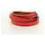Hermès HERMES Appi 3 Bracelet Leather Orange Auth 187889M  - view 4