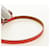 Hermès HERMES Appi 3 Bracelet Leather Orange Auth 187889M  - view 9