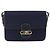 Borsa a Spalla GUCCI Micro GG Canvas Blu Navy Oro Autentica ep15021A D'oro - vista 2
