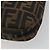FENDI Zucca Canvas Mamma Baguette Borsa a Spalla Marrone Nero Auth BA13674V - vista 12