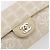 CHANEL Nuevo bolso de hombro Travel Line en lona beige con cadena plateada CC Auténtico ar14011SAV - vista 14