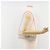CHANEL Nuevo bolso de hombro Travel Line en lona beige con cadena plateada CC Auténtico ar14011SAV - vista 23