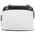 CHANEL Matelasse Chain Shoulder Bag Leather White Gold CC Auth mr2545V Bianco D'oro - vista 2