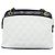 CHANEL Matelasse Chain Shoulder Bag Leather White Gold CC Auth mr2545V Bianco D'oro - vista 3