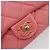 CHANEL Matelasse Chain Shoulder Bag Lamb Skin Pink Gold CC Auth 188796SM Rosa D'oro - vista 16