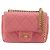 CHANEL Matelasse Chain Shoulder Bag Lamb Skin Pink Gold CC Auth 188796SM Rosa D'oro - vista 2