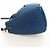 Borsa a Spalla PRADA Nylon 2way Blu Oro Auth 189145V D'oro - vista 4
