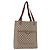Borsa Tote GUCCI GG Supreme Web Sherry Line PVC Beige 39 02 003 Auth 187861