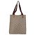 Borsa Tote GUCCI GG Supreme Web Sherry Line PVC Beige 39 02 003 Auth 187861 - vista 3