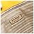 PRADA Tote Bag Canvas Beige Silber Auth 189498A - Ansicht 16