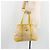 PRADA Tote Bag Canvas Beige Silber Auth 189498A - Ansicht 23