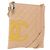 CHANEL Cambon Line Matelasse Shoulder Bag Pelle Beige Argento CC Auth 189889A