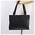 CHANEL Choco Bar Tote Bag Lammleder Schwarz Gold CC Authentisch 189862 Golden - Ansicht 22