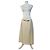 Céline Gonna vintage Celine in misto cotone Crema L Beige