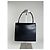 Vintage Courreges Strukturierte Lederhandtasche Schwarz Silber - Ansicht 13