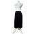 Gonna plissé vintage Dior nera c. anni 2000 XL Nero