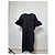 Chloé Vintage Chloe Baumwollkleid Schwarz XS - Ansicht 13