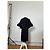 Chloé Vintage Chloe Baumwollkleid Schwarz XS - Ansicht 3