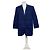 Vintage Dior Checked Wool Blend Blazer Blue L Navy blue