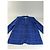 Vintage Dior Checked Wool Blend Blazer Blue L Navy blue - view 5