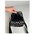 Vintage Coach Canvas Umhängetasche Beige Schwarz Silber - Ansicht 13